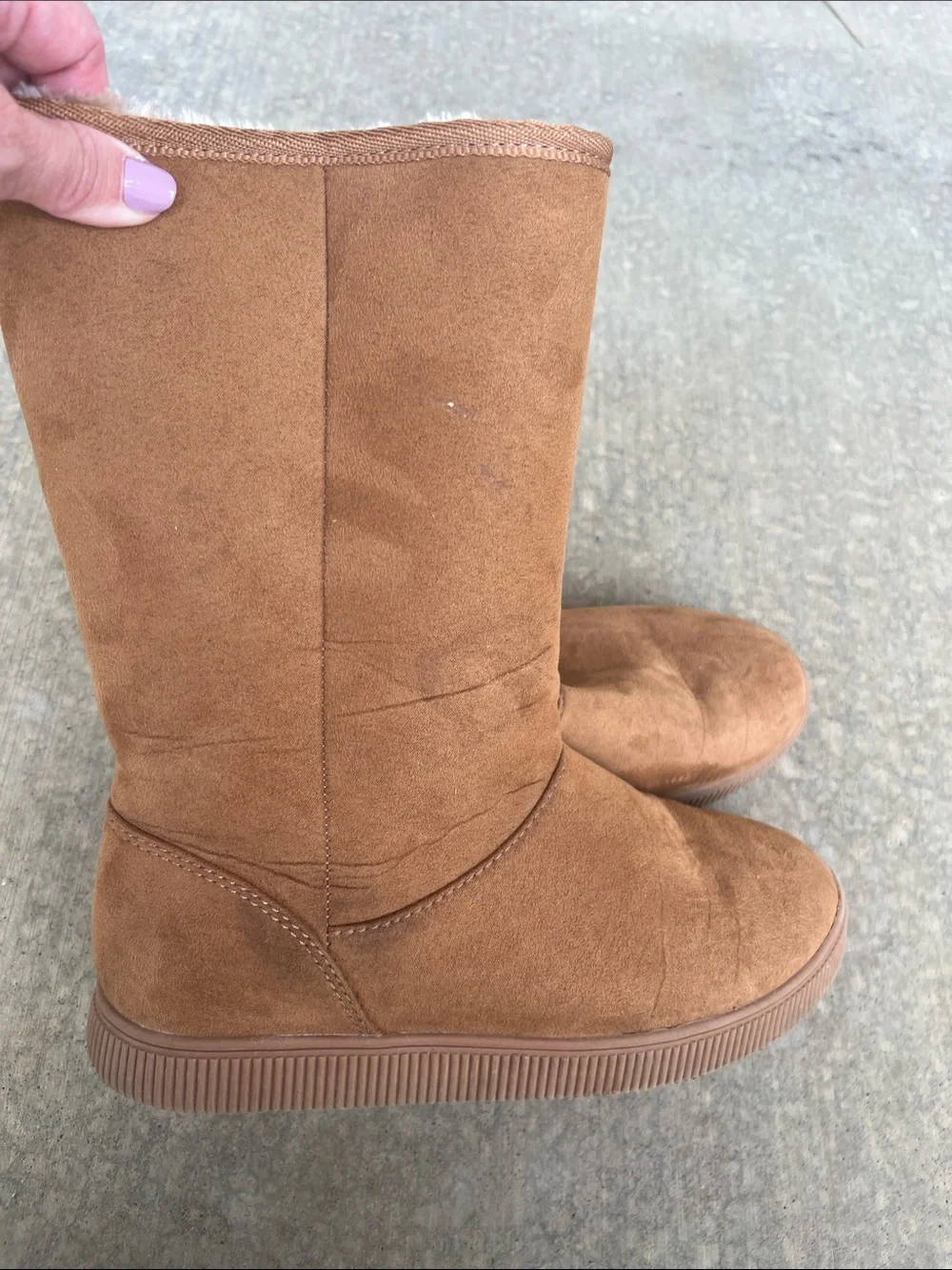 Cat and Jack Girl’s Light Brown Boots